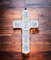 Ceramic Cross with Praying Boy Wall Decor, Religious Décor, Religious Gift, Church Décor, Baptism Gift